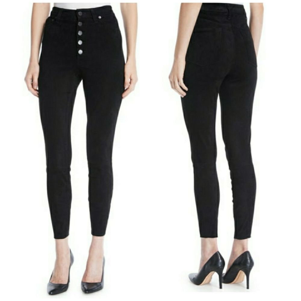 MIKAH HIGH RISE SUEDE PANT - Picture 2 of 15